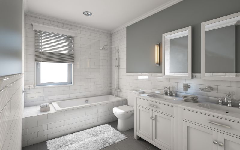 Bathroom with Feature Wall